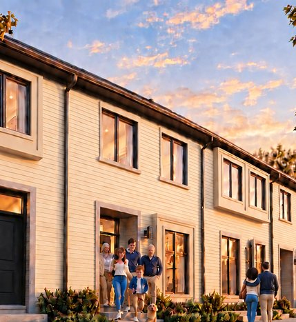 Rendering of the Towns at Big Sky townhomes in Simcoe.