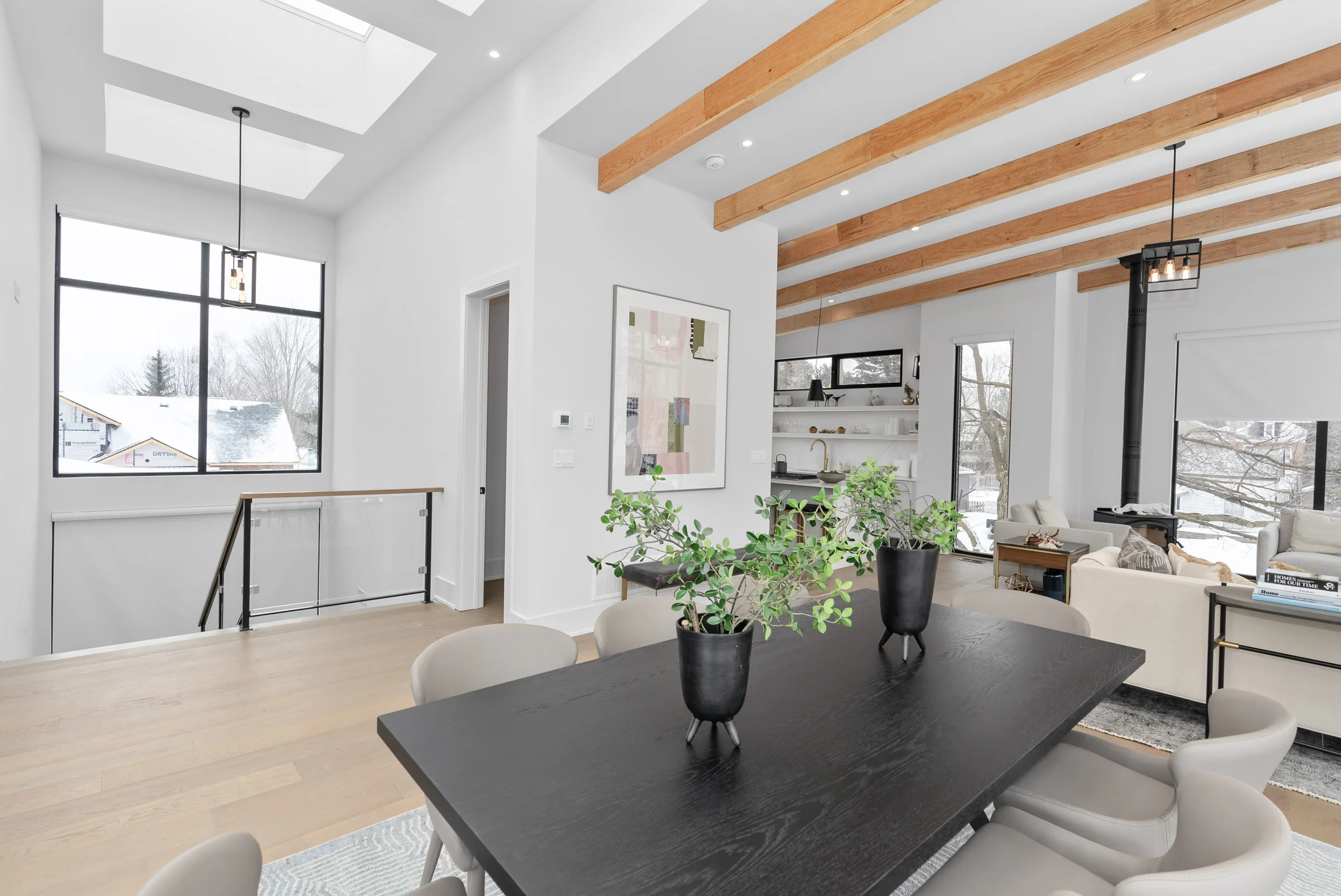 Vaulted great room