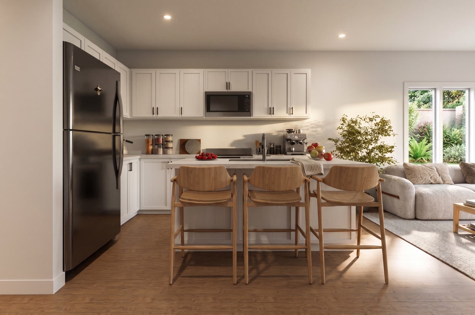 Birch interior rendering 3