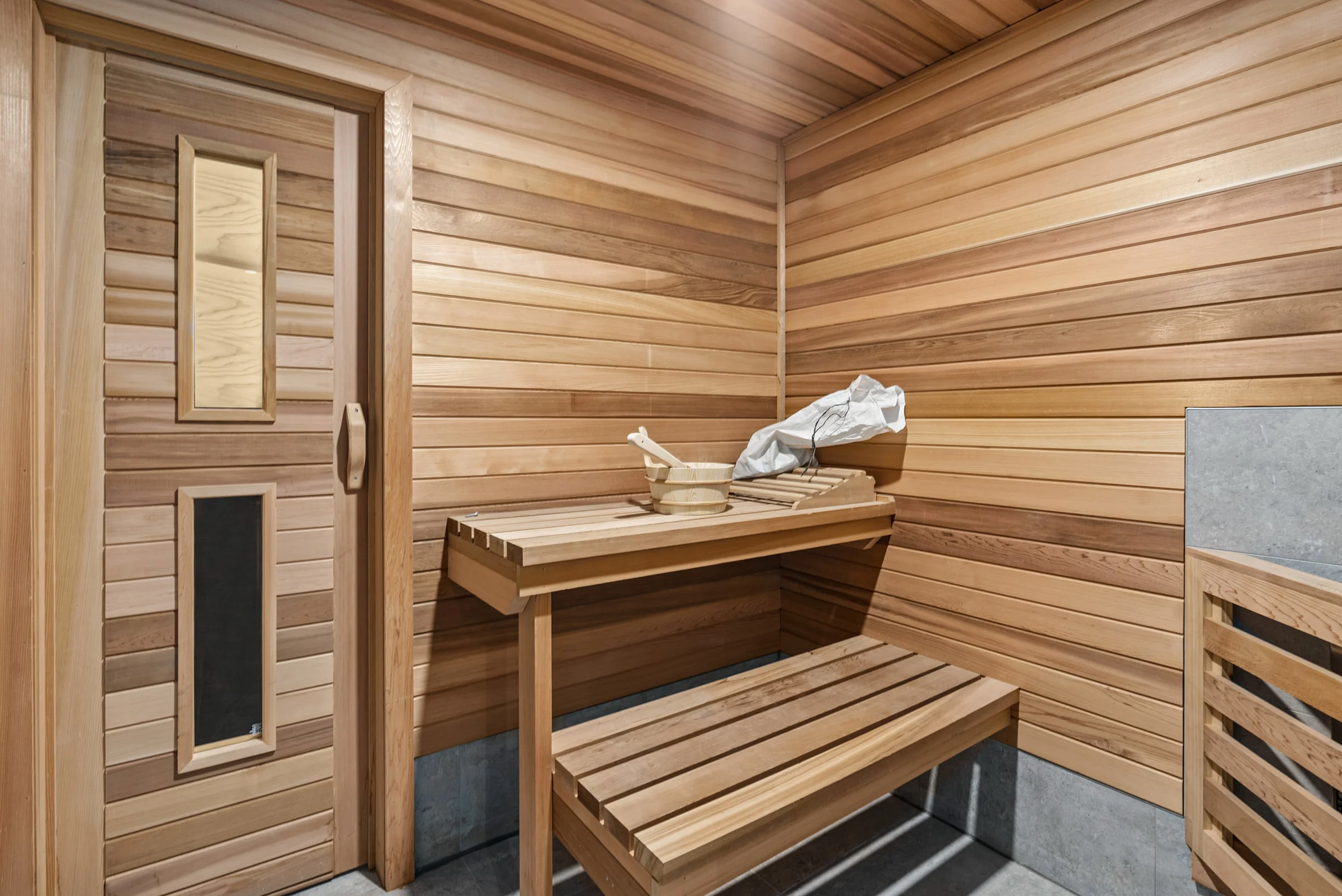 Cedar sauna