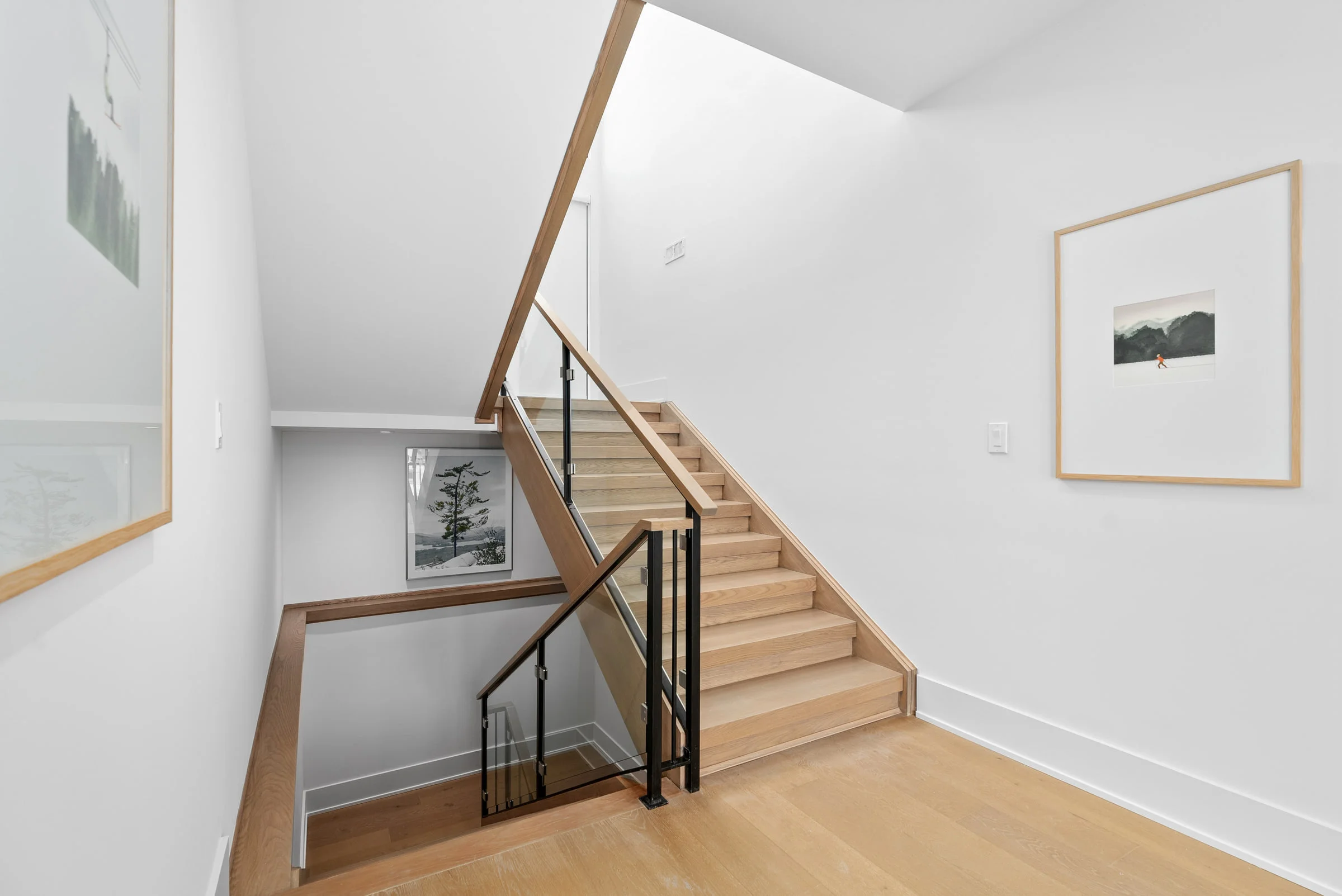 Oak staircase